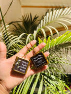 1.5x1.5 inch mini glass keychain