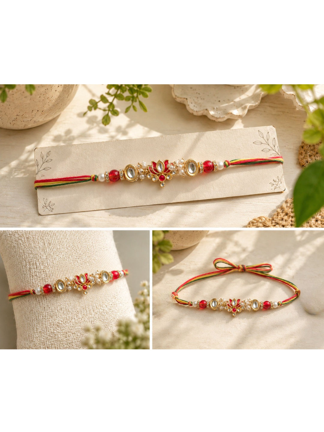Lotus Ghunghro Rakhi