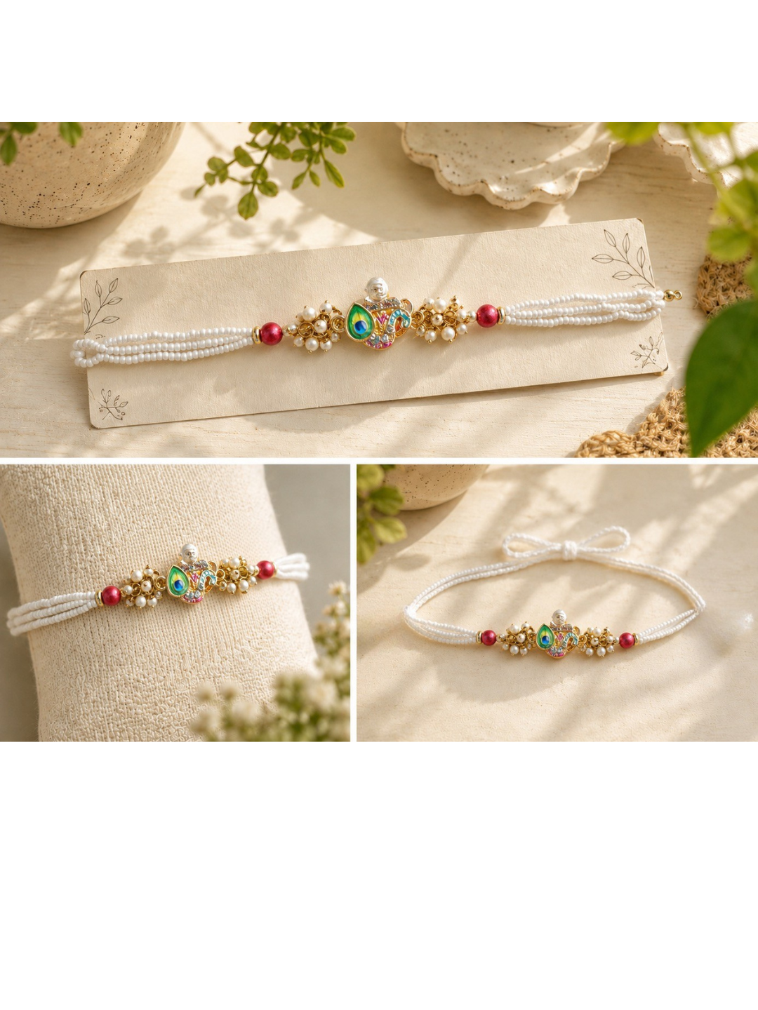 Shiv-ji Charm Bracelet Rakhi