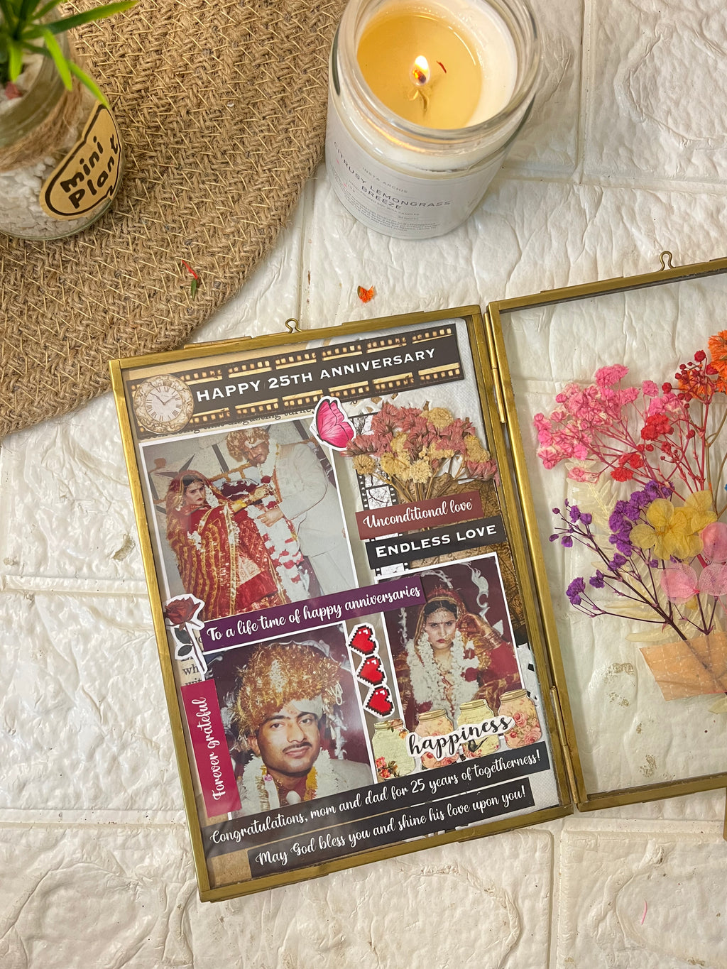 7x5inch Book Glass Frame