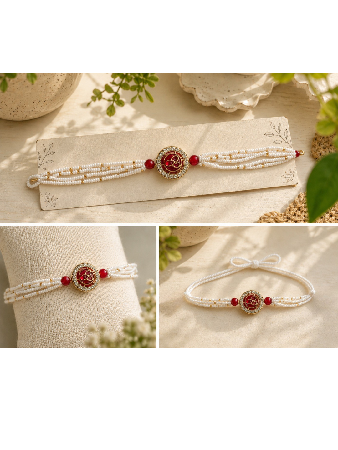 Beads Bracelet Rakhi