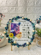8 inch Couple Journey/Time Resin Frame