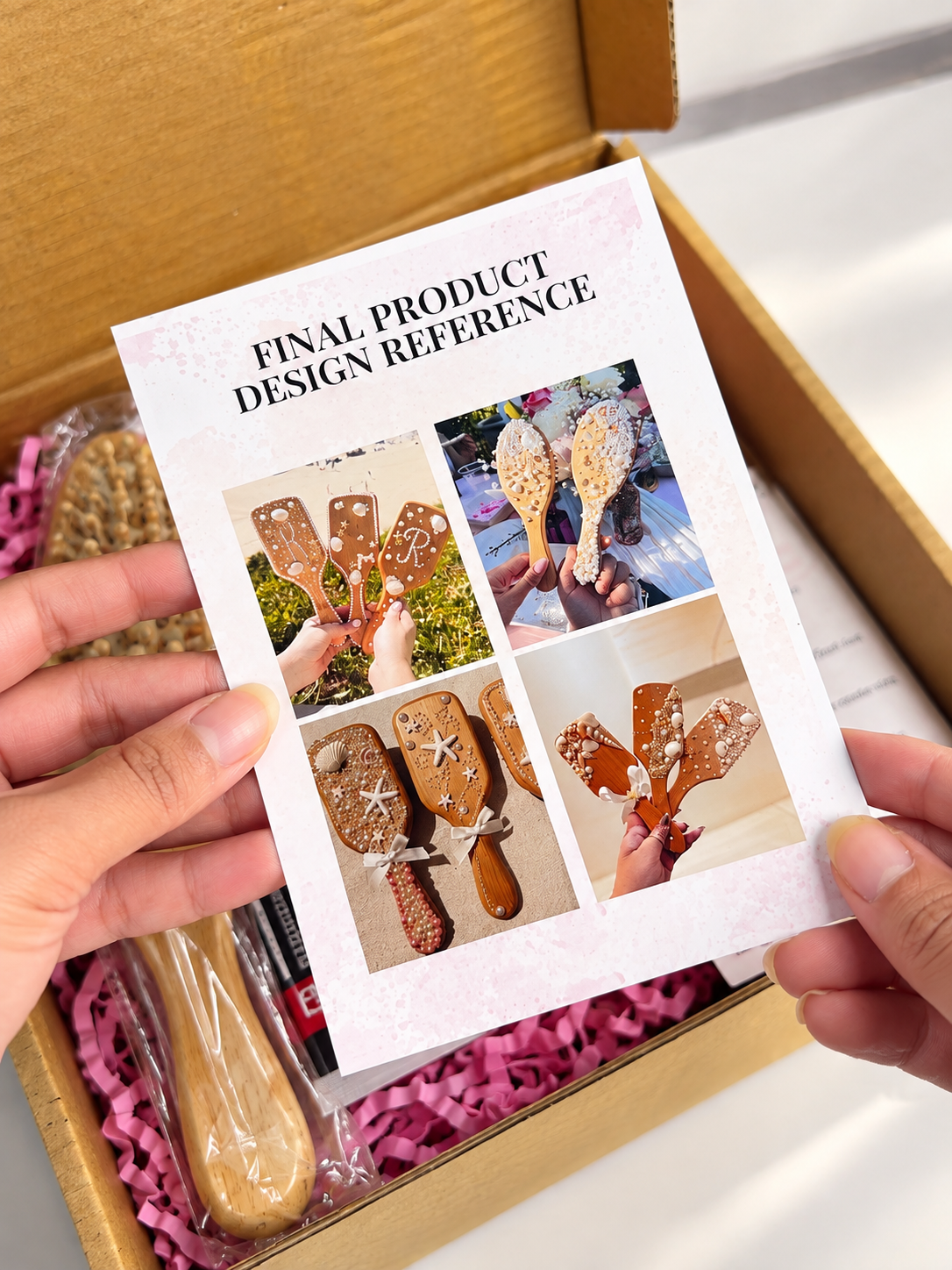 DIY Hairbrush Decoration Kit (For Girls)