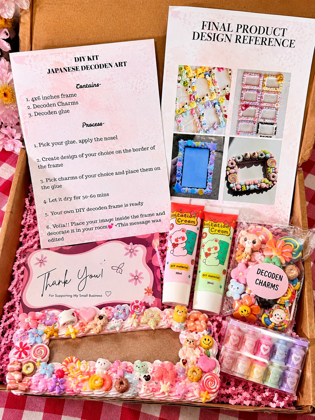 7X5 inch Decoden Charms DIY Kit