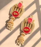 Jharokha Themed Shubh Labh (Red)