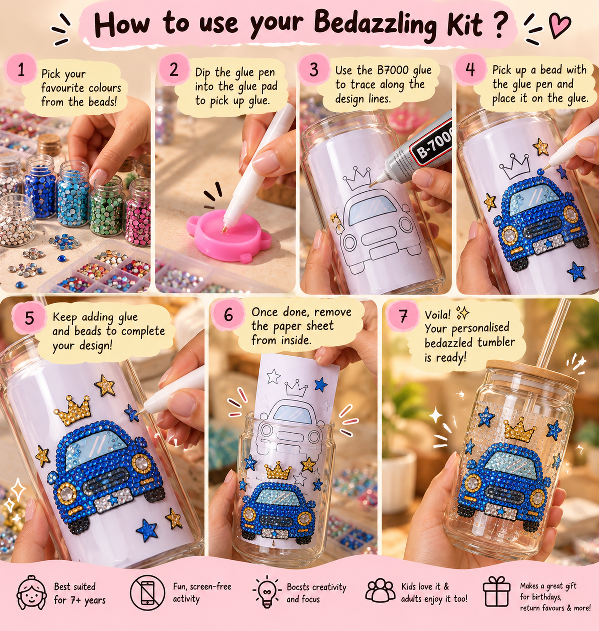 Bedazzling Tumbler Kit (For Boys)