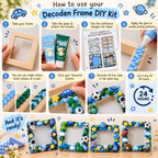 7X5 inch Decoden Charms DIY Kit (For Boys)
