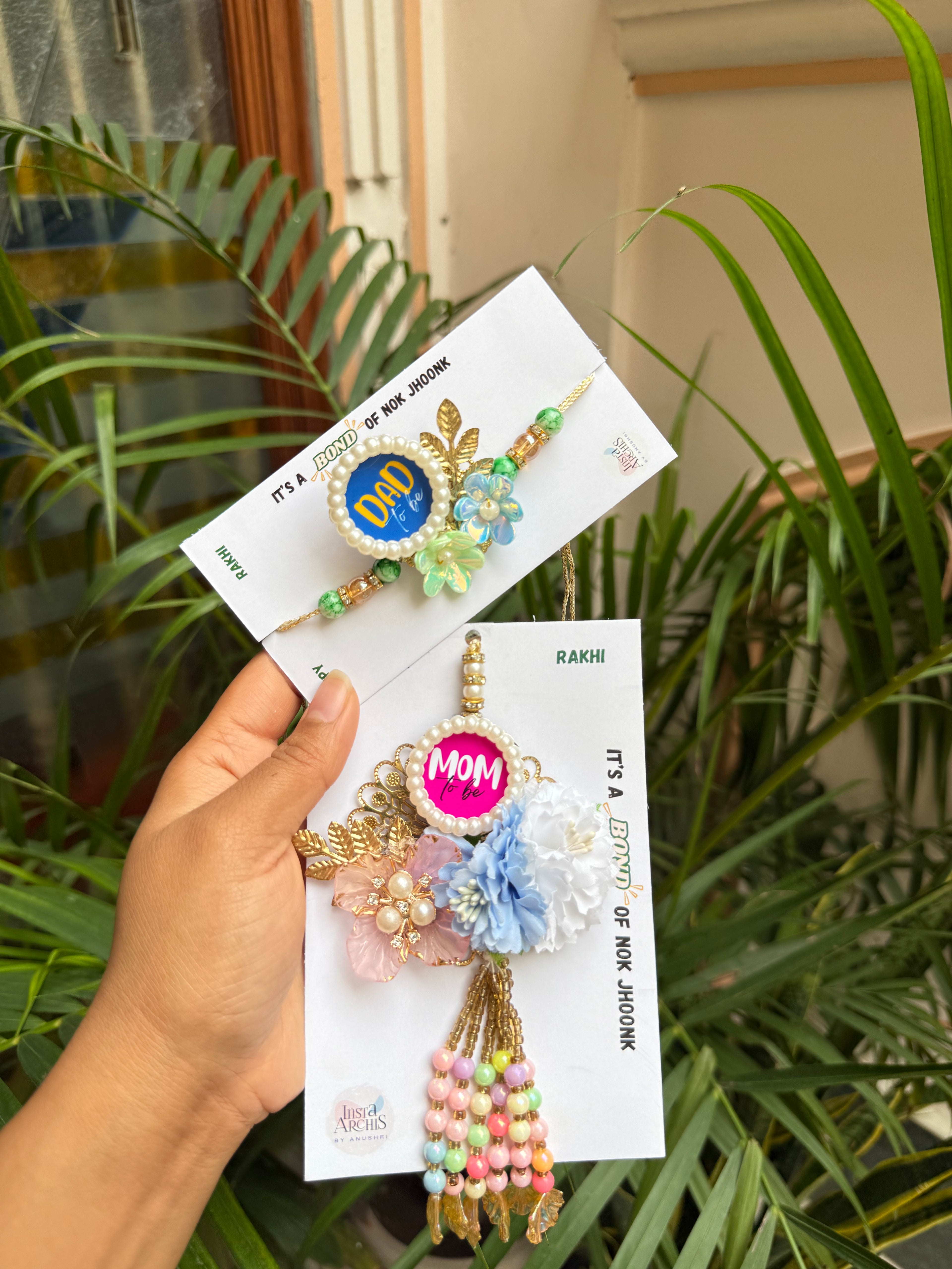 New Parents Lumba-Rakhi combo