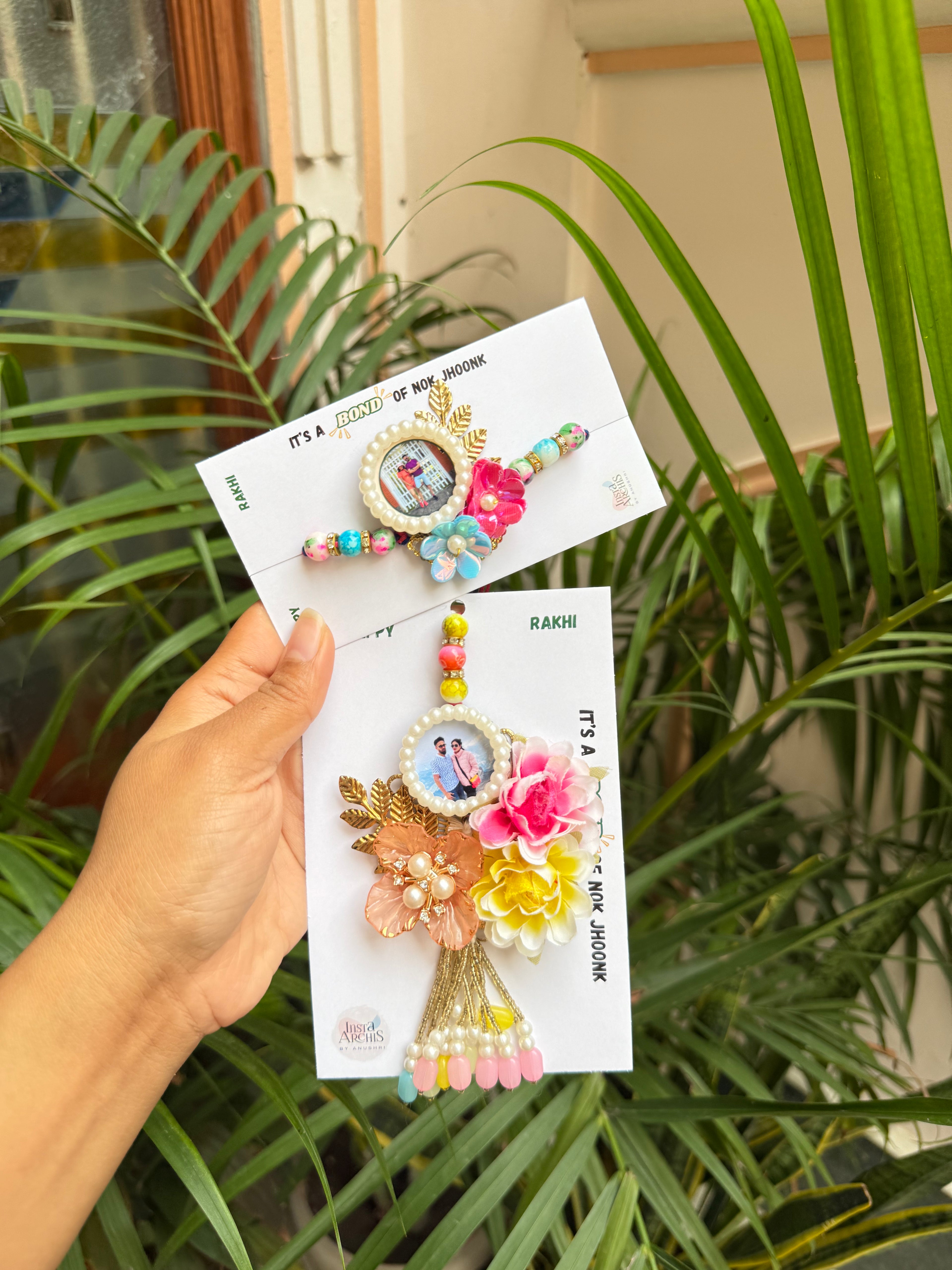 Photo Lumba-Rakhi combo for Bhaiya-Bhabi