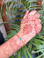 Sister Bracelet Rakhi (Turquoise Blue )