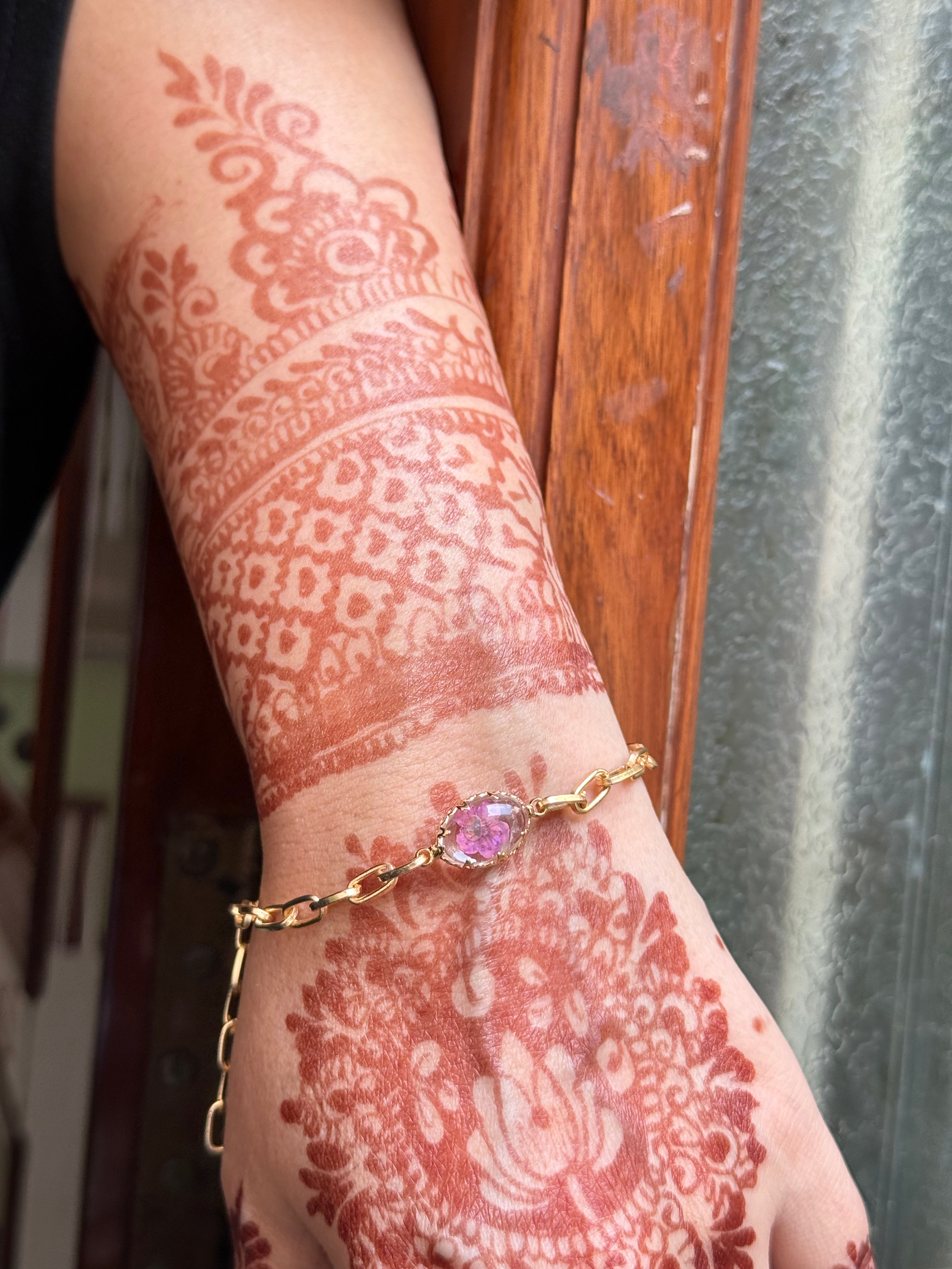 Sister Bracelet Rakhi (Lavender Purple)
