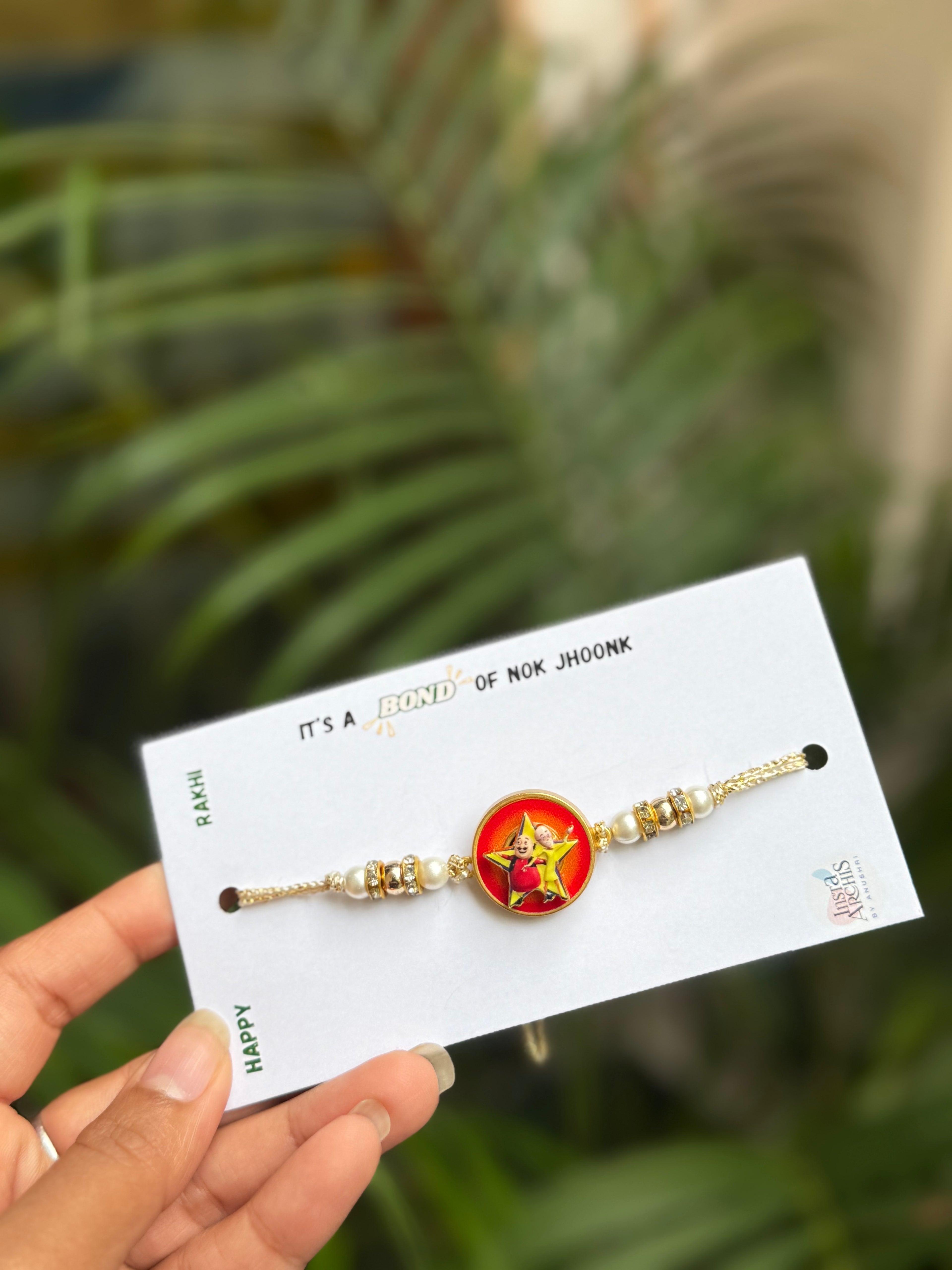 Motu-Patlu Kids Spinner Rakhi