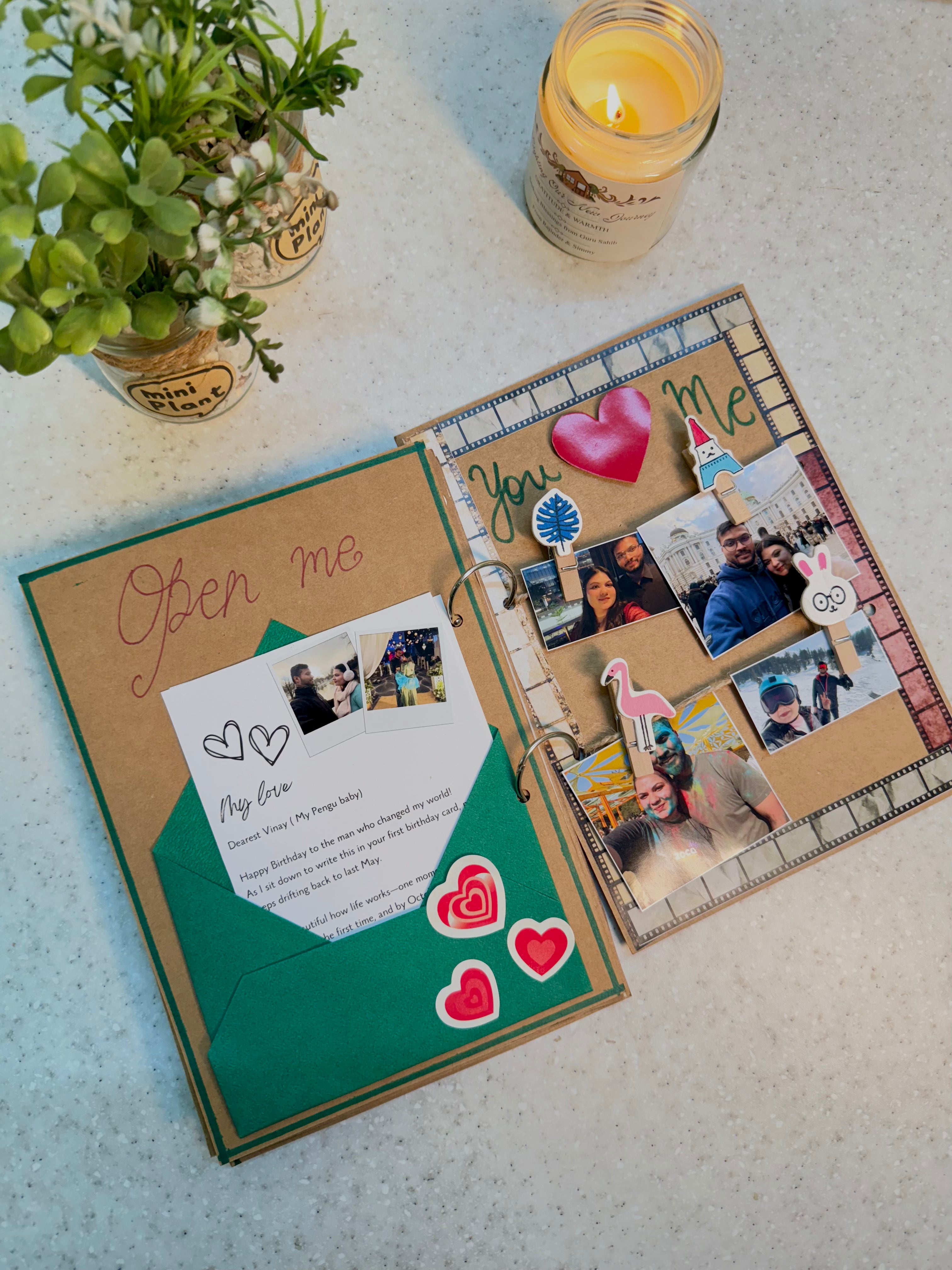 Love Scrap Book for Him/Her (Bday/Anniversary)