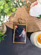 3x2 inch glass keychain