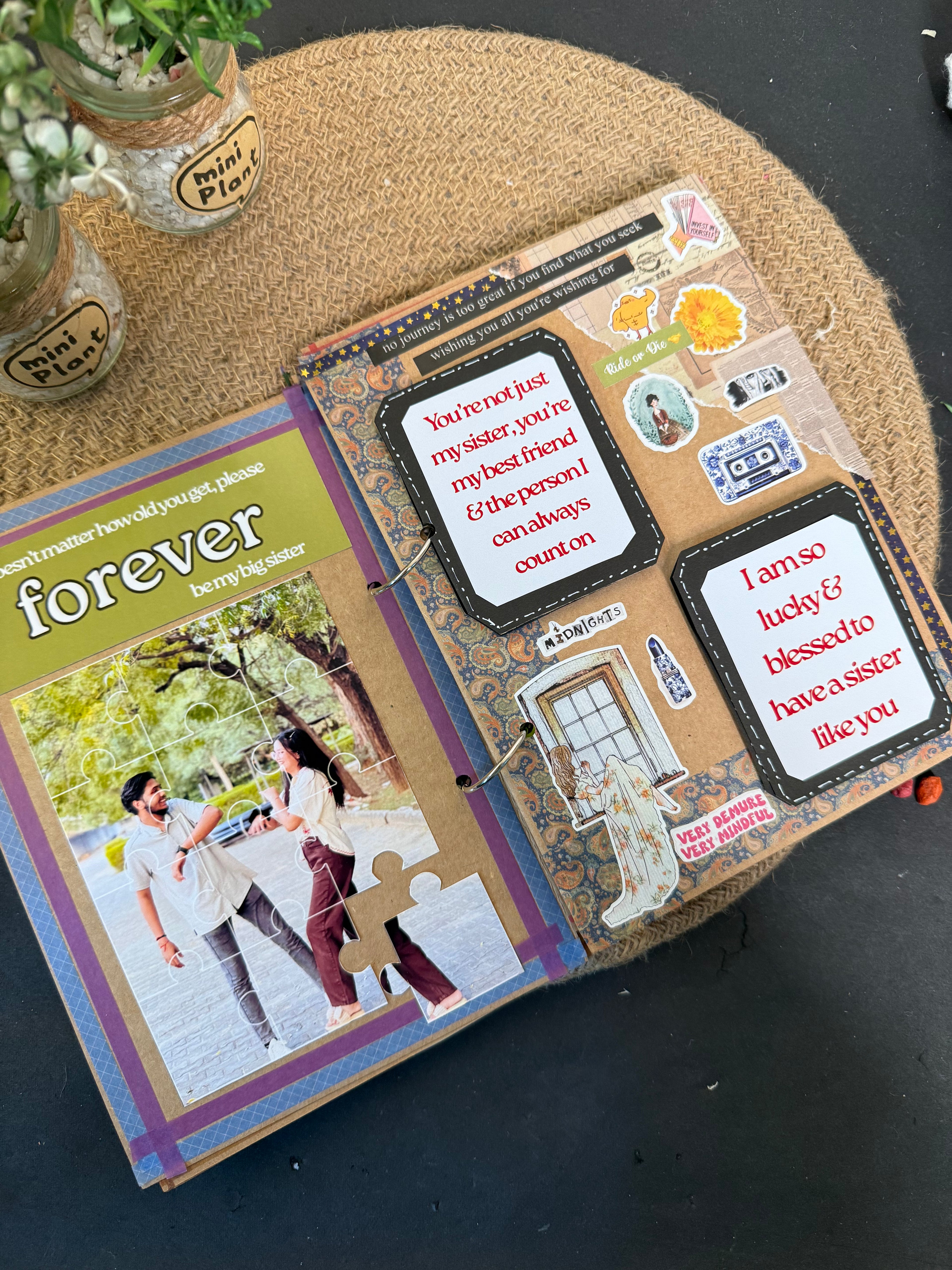 Siblings Scrap Book for Him/Her