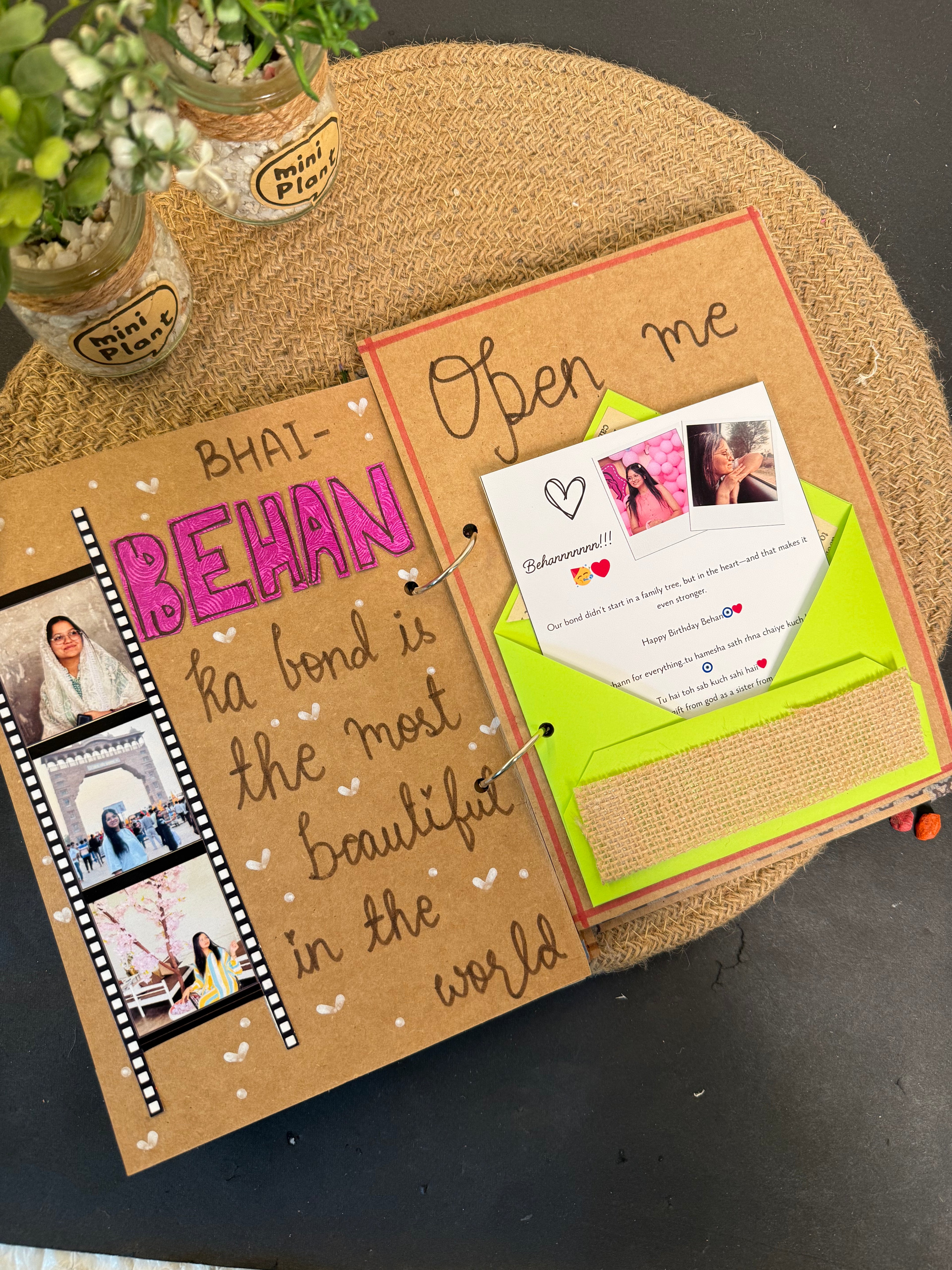 Siblings Scrap Book for Him/Her