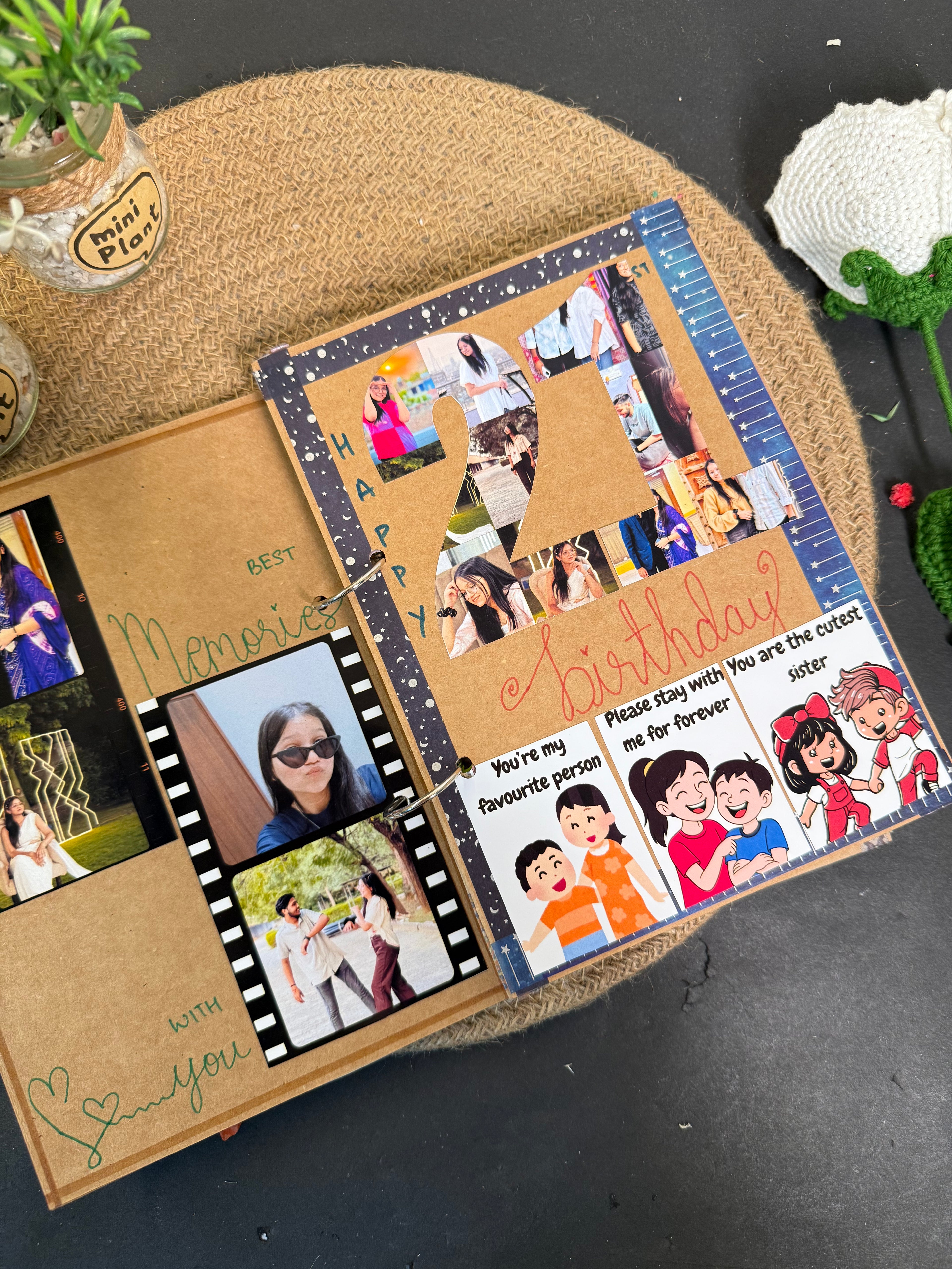 Siblings Scrap Book for Him/Her