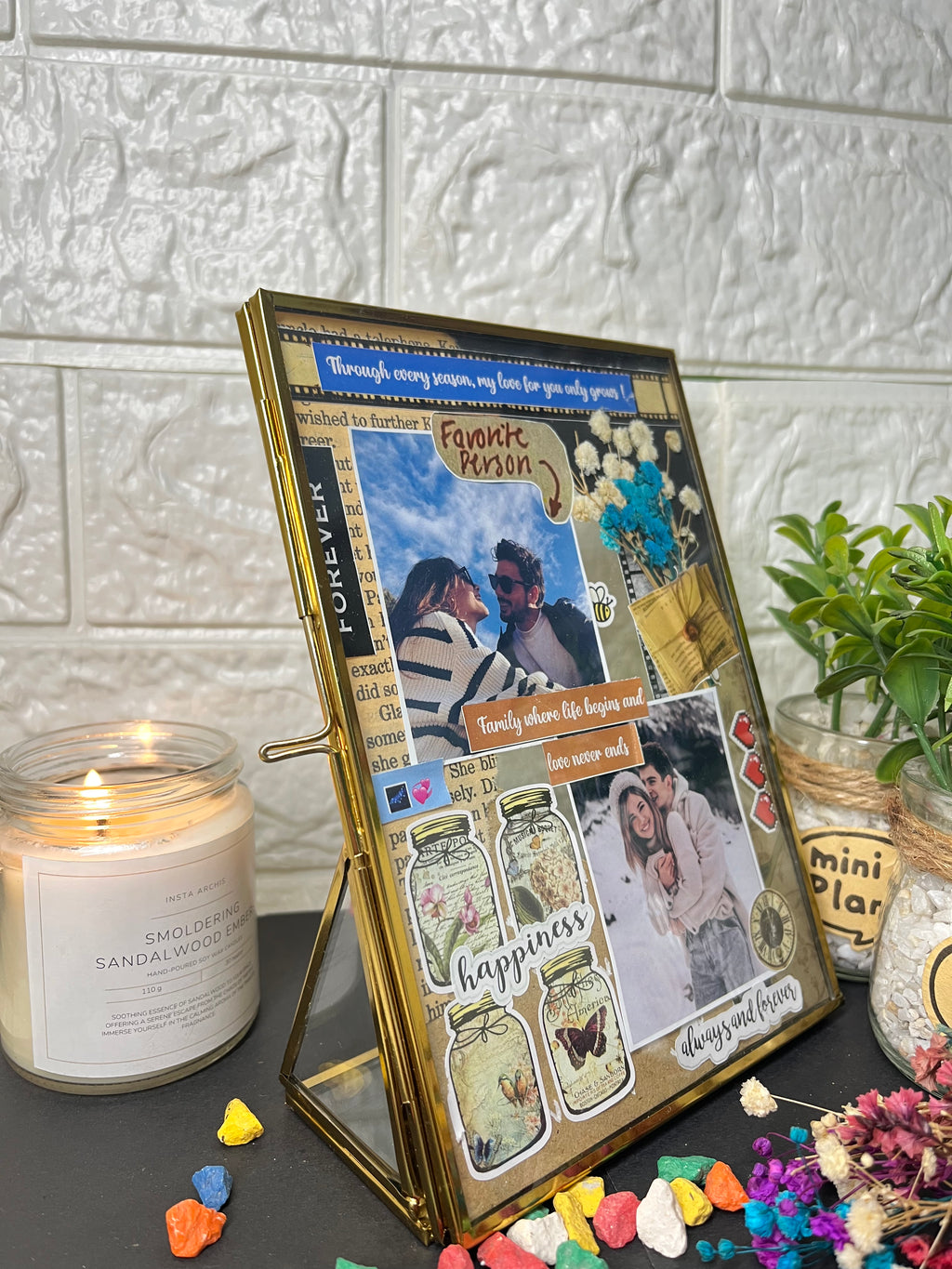 7x5 inch Glass Frame (Desk)