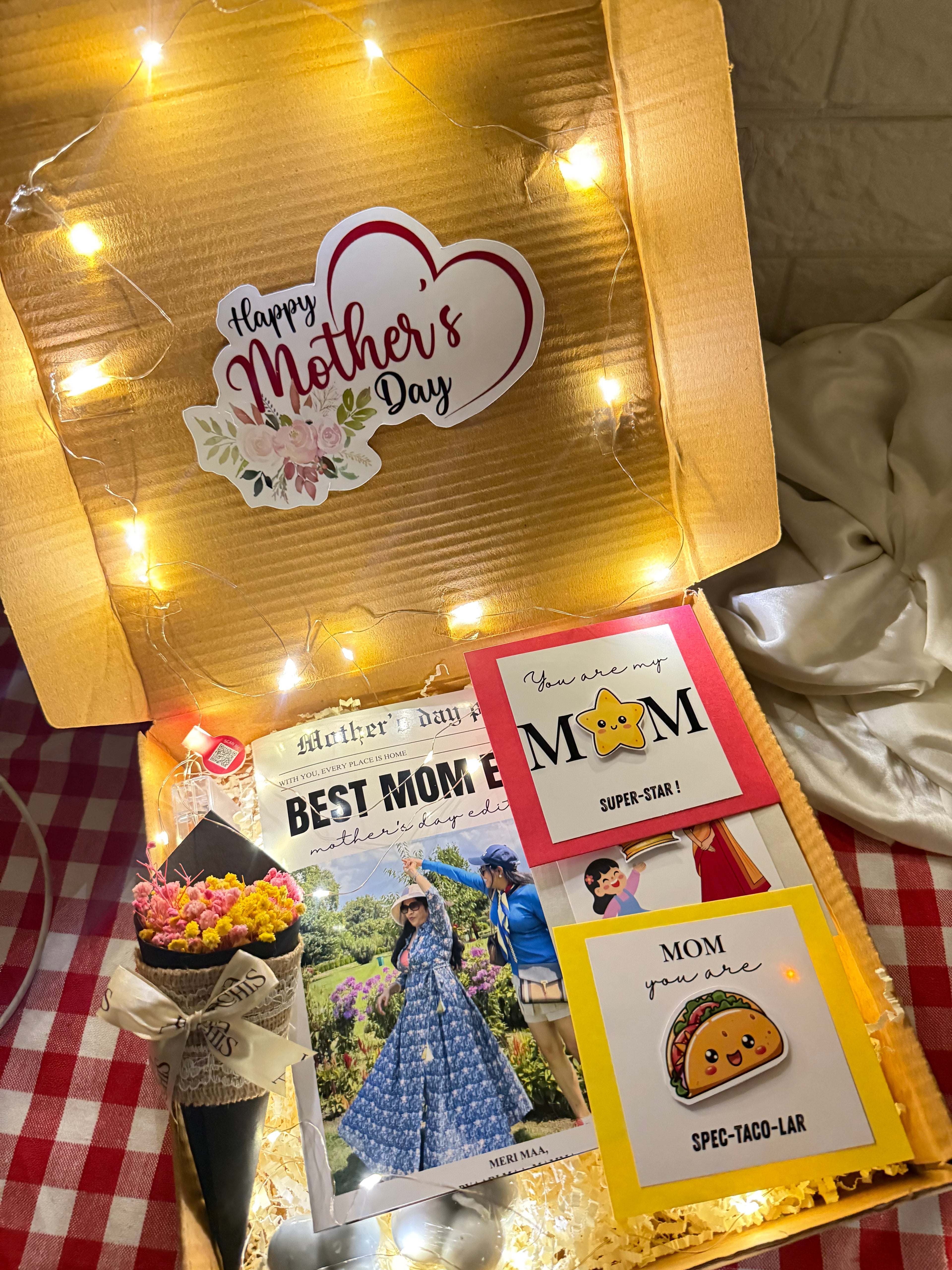 Pinterest-y Mother's Day Light Box