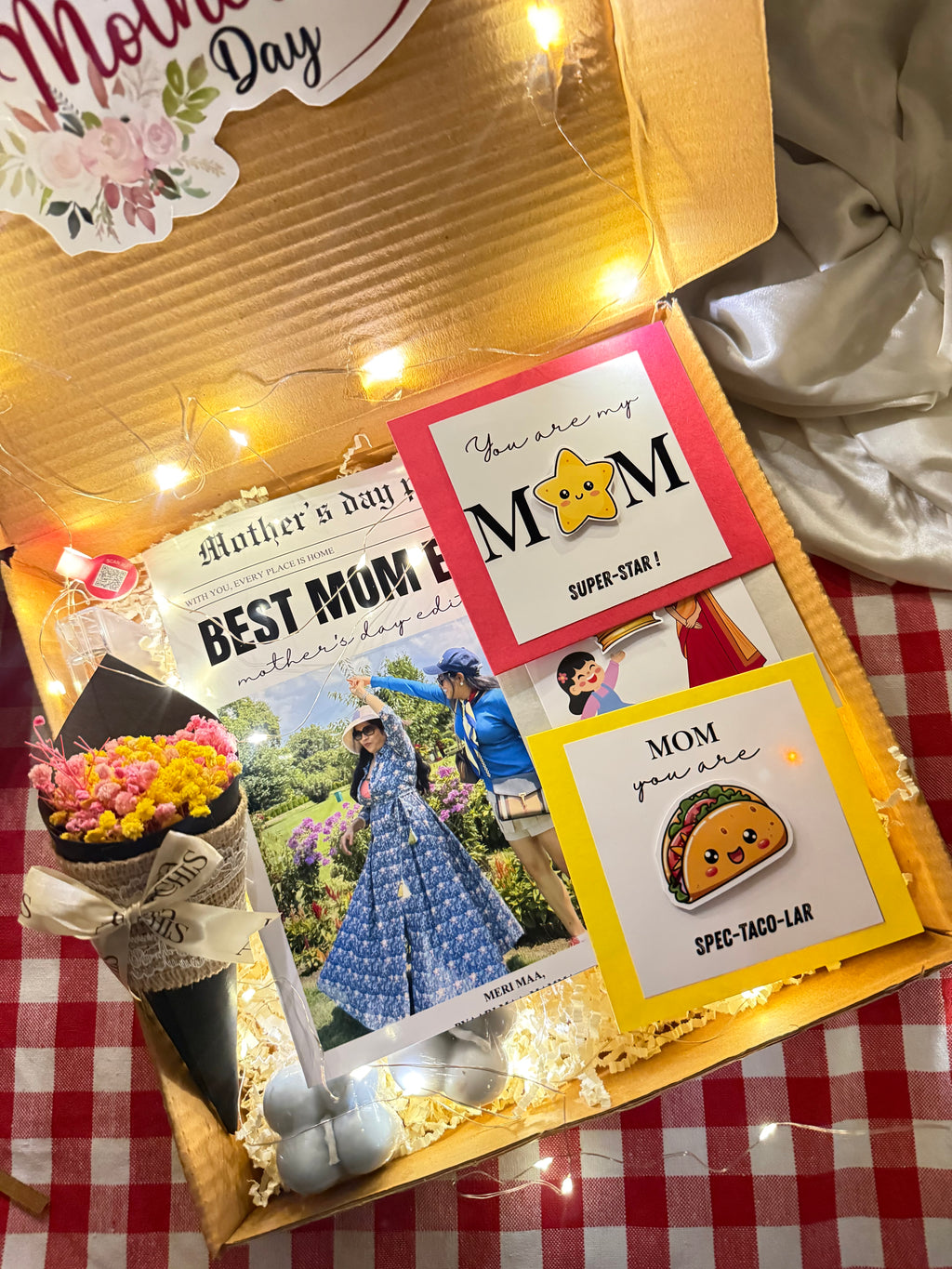 Pinterest-y Mother's Day Light Box