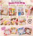 4x4 inch Decoden Charms DIY Kit (For Girls)