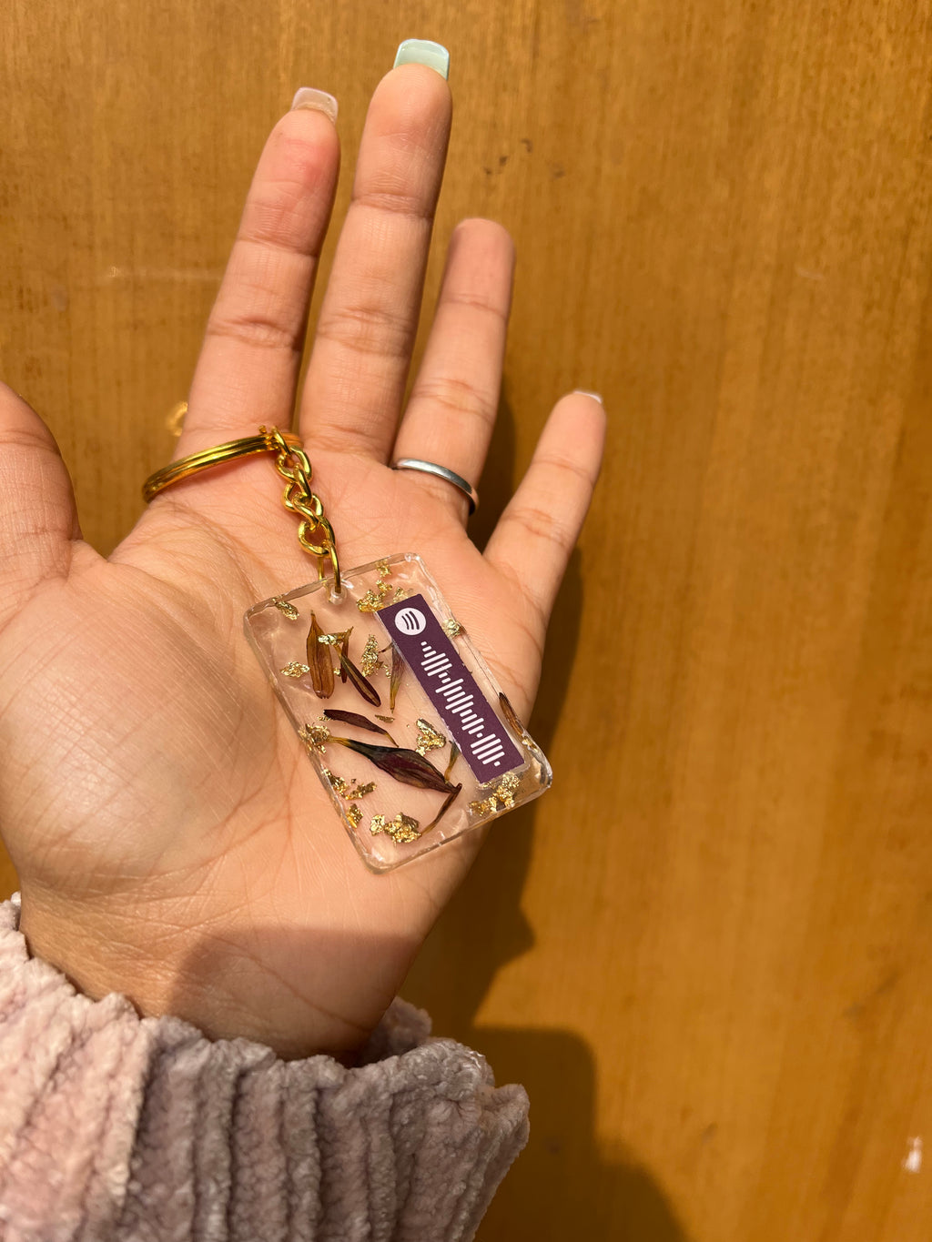 Sp.Flower Preservation in Keychain