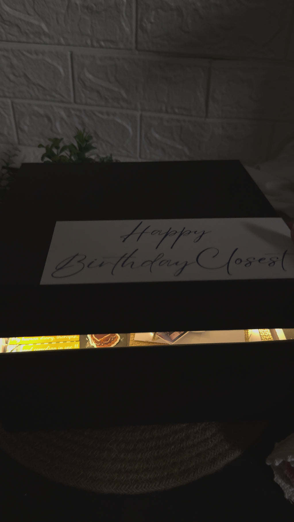 Pinterest-y Dream Light Hamper Box