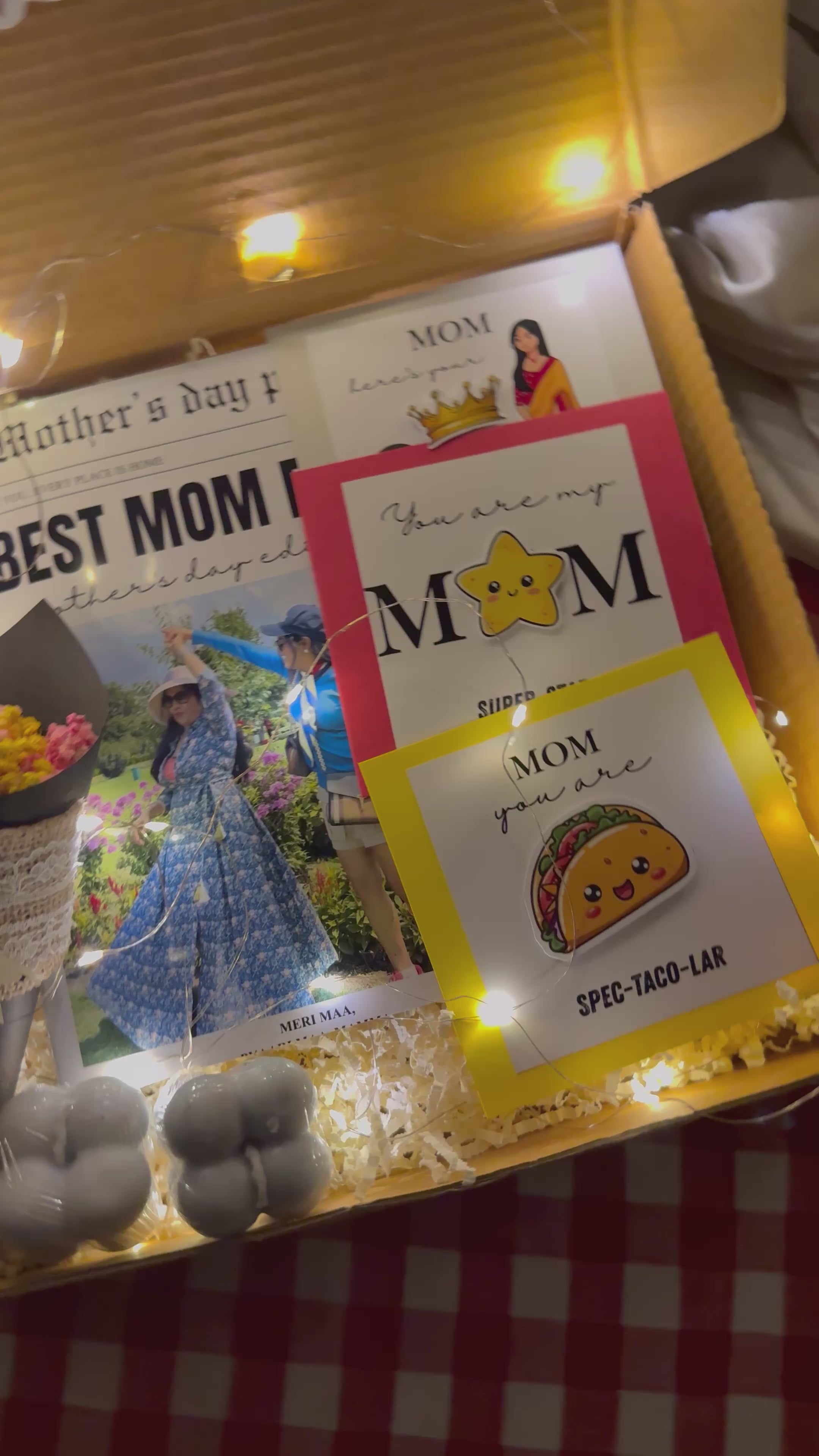 Pinterest-y Mother's Day Light Box