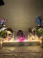 Monogram Lamp (Double Letter w Heart)